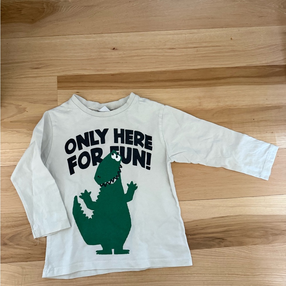 Zara Kids Dinosaur Graphic Tee - 18-24m
